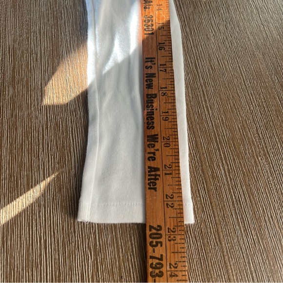 Ralph Lauren Sport White Long Sleeve Tee Blue Pony Logo M Late Y2K Preppy - Picture 9 of 9